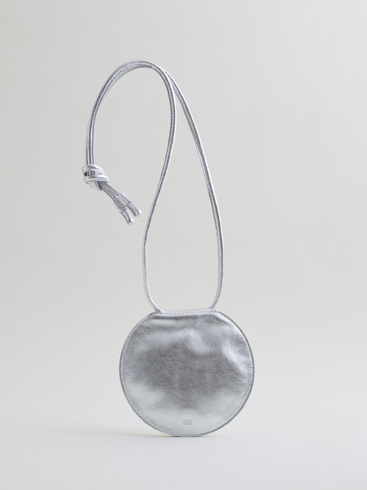 ARE STUDIO disc bag ショルダーバッグ ウエストバッグ ARE STUDIO Disc Bag In Ecru-Taupe Leather Belt Bag Geometry Round